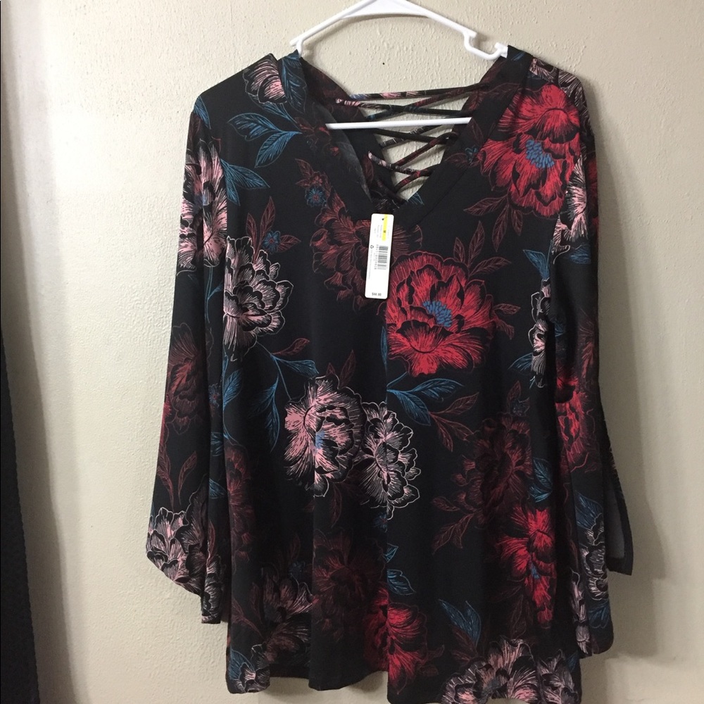 New With Tags  V Neck Blouse